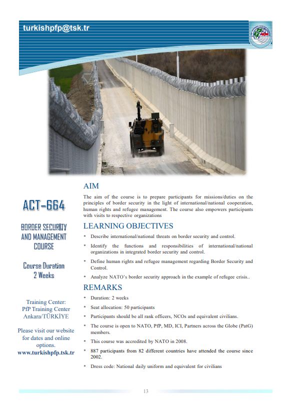 Sınır Güvenliği ve Yönetimi Kursu Kapak Resmi