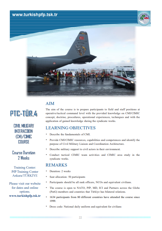 Sivil Asker Etkileşim/İş Birliği Kursu Kapak Resmi