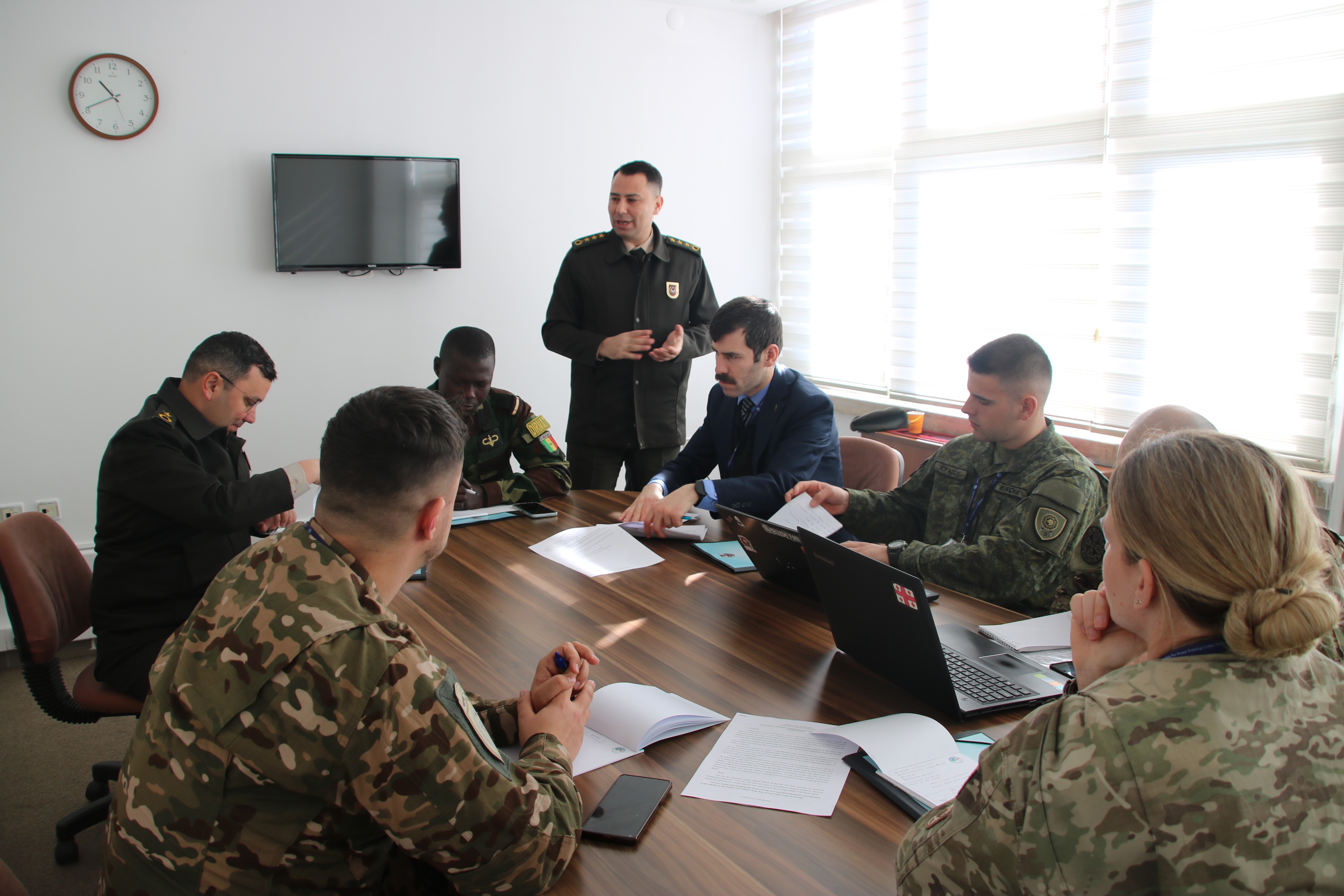 Mühimmatın Yönetimi ve Emniyeti Kursu Kursiyerlerin Syndicate Room Çalışması Fotoğrafı