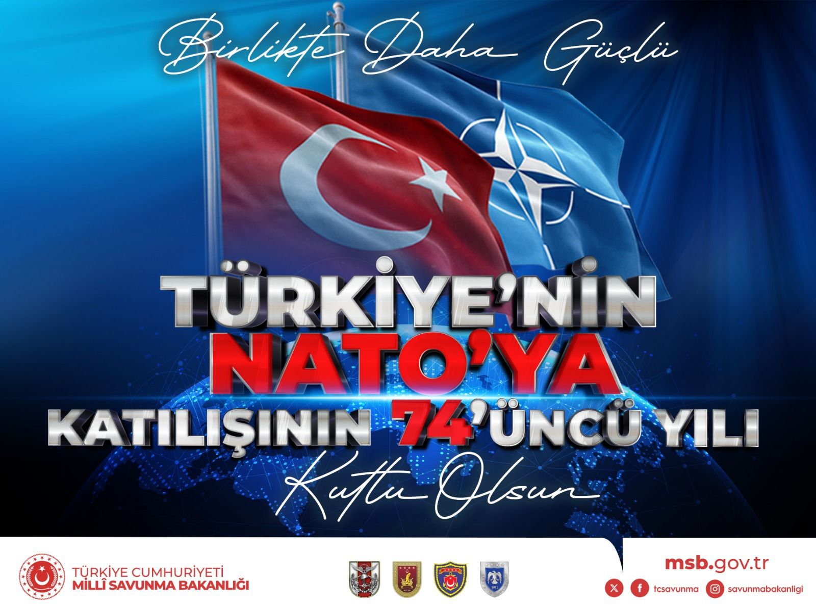 NATO 74. Yıl Kutlaması Görseli